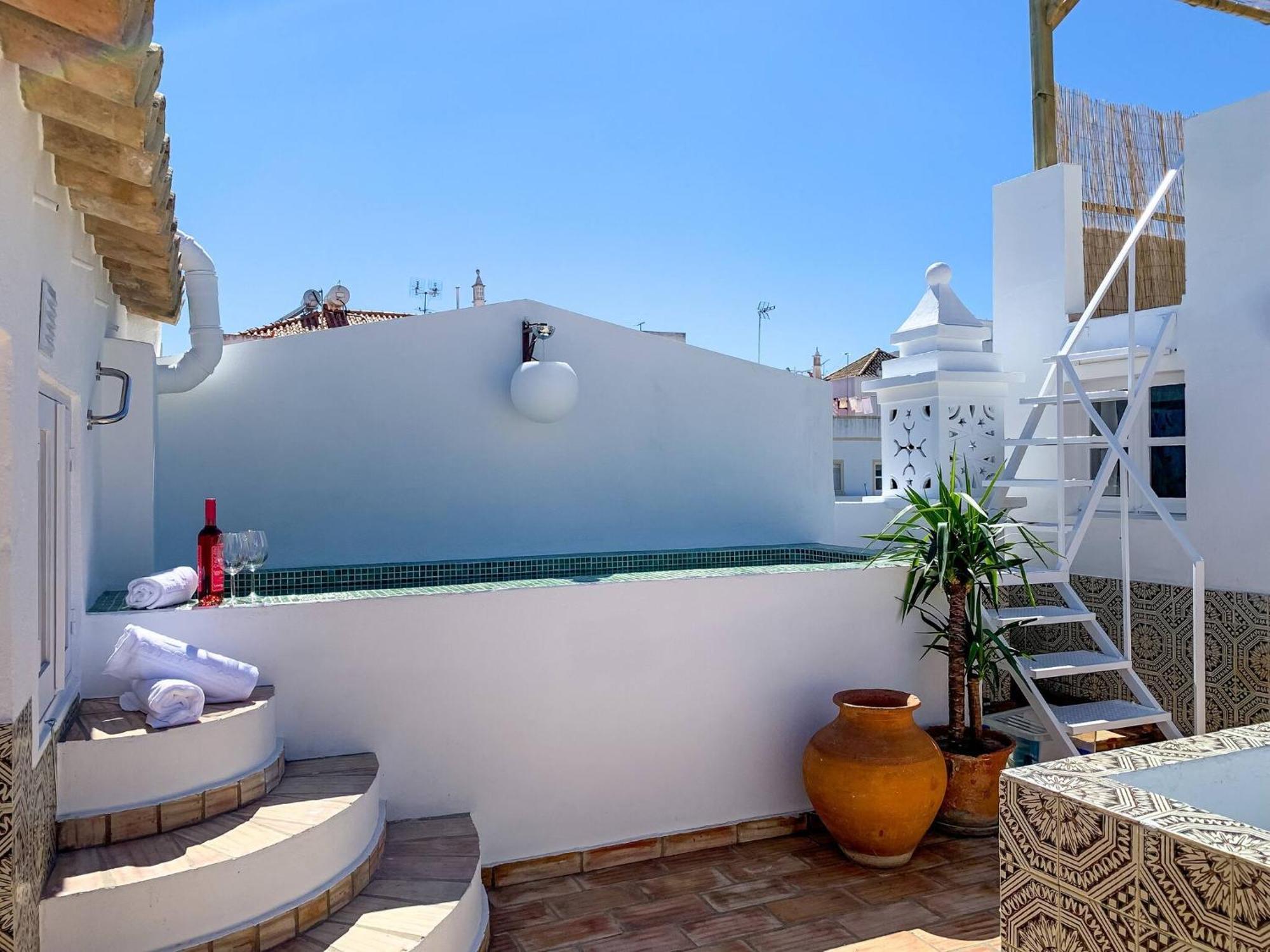 Apartmán Casa Castelo, Unique Flat W Pool In Taviras Historical Centre Exteriér fotografie